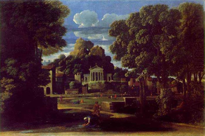 Landscape with the Ashes of Phocion, Nicolas Poussin